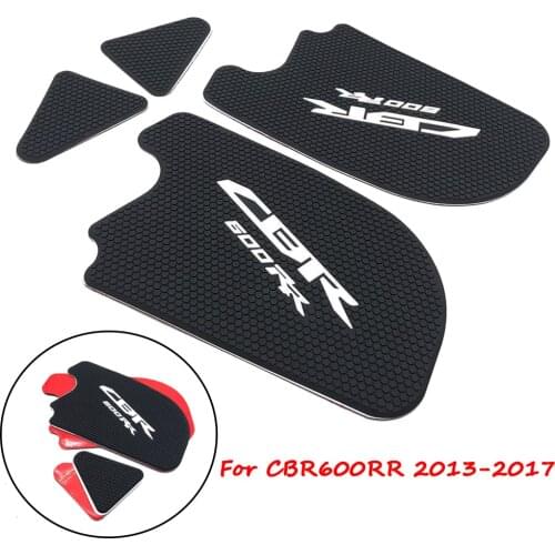 Motorcycle Anti-Heated Gas Tank Side Grip Traction Knee Protector Sticker Anti Slip Pad For Honda CBR600RR CBR600 RR 2013-2017