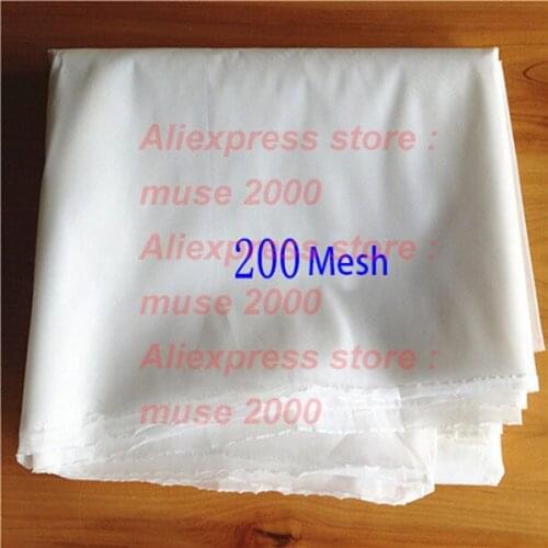 200 mesh Nylon Mesh net 75 micron nylon filter wine oil filter net. soya bean juice apple sauce fabric industrial