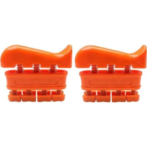 Hand Exerciser Hand Grip Strengthener Spring-Loaded Finger-Piston System for Guitar Practice Rock Training(2 Packs)