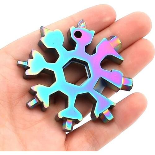 Universal Multifunctional Snow Wrench Stainless Steel Sleeve German Portable Six-Octagonal Tool