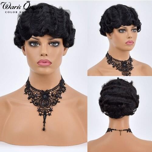 Черные парики WARIS QUEEN China At AliExpress