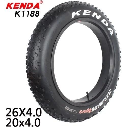 KENDA K1188 K1167 snow bike tires 20*4.0 bicycle accessories fat tyre 26 inch tires bmx 20 inch beach cruiser bike tire