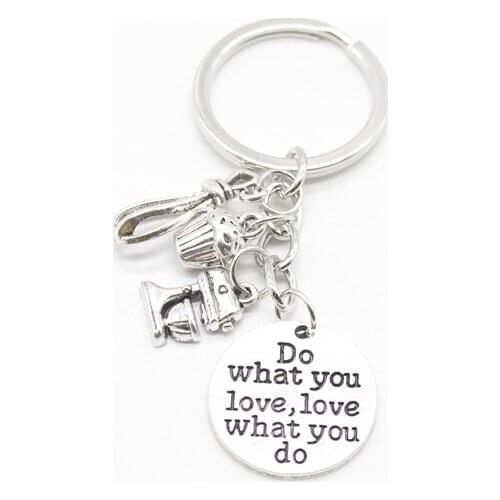 New 1 Chefs Kitchen Charm Cake Recipe Chefs Gift Baking Baking Keychain Accessories