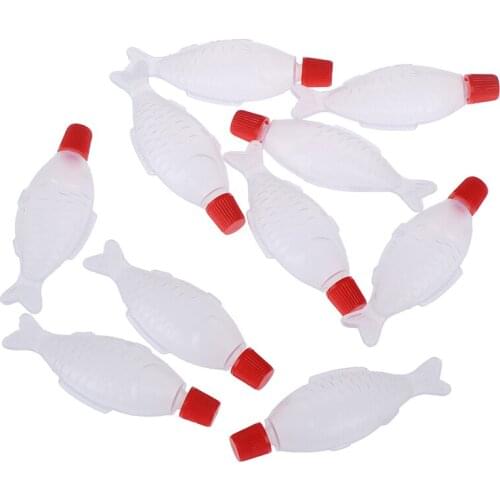 10PCS/lot Fish-Shaped Disposable Sauce Bottle 4ml Soy Sauce Bottle Vinegar Bottle Rice Ball / Sashimi /Sushi