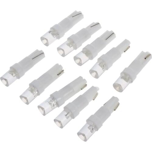 10 x 1 LED Bulb Light for Car Interior T5 2721 12V White