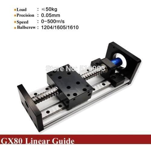 Free Shiped 1000MM Effective Length SFU1204 1605 1610 Ballscrew 12 16mm Linear Guide Motion Module Rail Table CNC 3D Printer