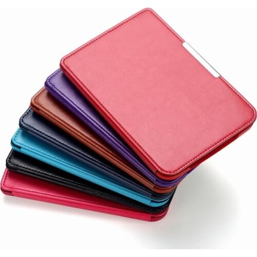 1pc PU leather cover protective case for pocketbook touch lux 3 Ruby Red for pocketbook 614 plus 615/624/625/626 ereader
