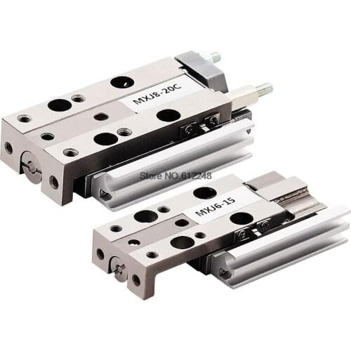 MXJ Slide Cylinder Precise Sliding Table Guide Cylinder MXJ4-5 MXJ4-5P MXJ4-10 MXJ6-5 MXJ6-10 MXJ6-15 MXJ8-5 MXJ8-10