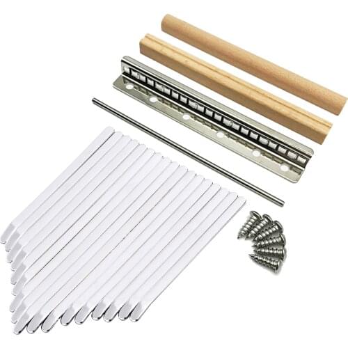 TREELF Kalimba 17/21 Keys Replacement Kit Thumb piano DIY accessories set