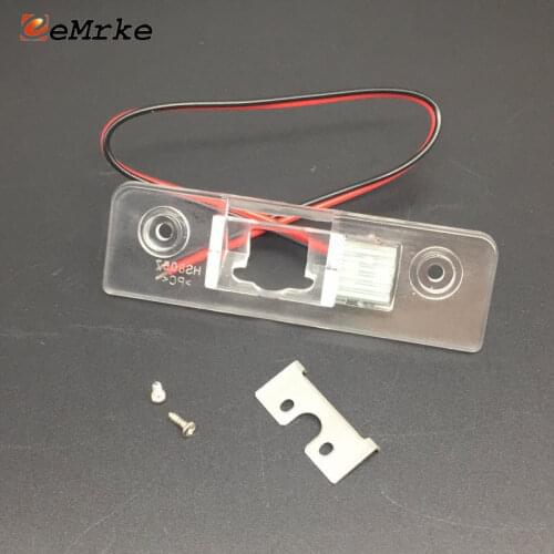 EEMRKE Car Rear Camera Bracket License Plate Lights Housing Mount for Ford Fiesta CBK Hatchback / Fusion CBK Hatchback