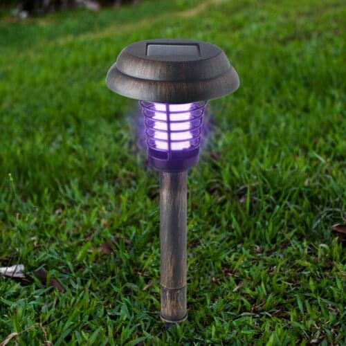 Solar Light With Mosquito Killer Lamp Garden Lawn Light Solar Powered Led Light Garden Pest Bug Insect Repellents #G2
