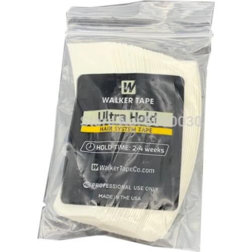 36pcs/lot ultra hold tape Lace Front Wig Support Strong Double Tape For Toupee/Hair Extension/Lace Wig Tape size 7.6*2.2cm