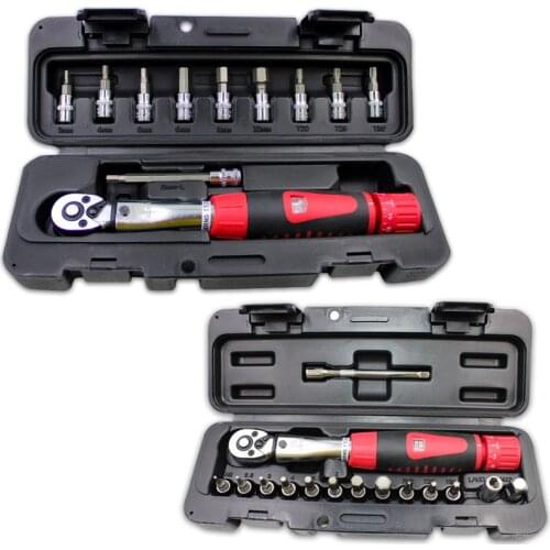1/4" DR 2-24Nm Bike Manual Wrenches Torque Wrench Set Bicycle Repair Tools Kit Ratchet Mechanical Torque Spanner