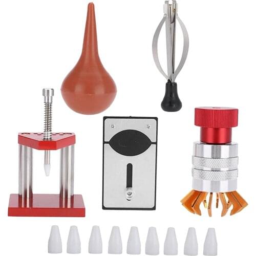 1Set Watch Repair Tools Kit Deluxe Punching Machine Balloon Blowing