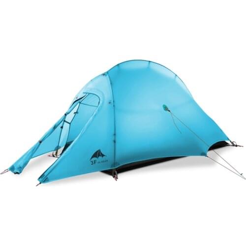 3F UL GEAR Oudoor Ultralight Camping Tent 4 Season 1 Single Person Professional 15D Nylon Silicon hiking barraca de acampamento