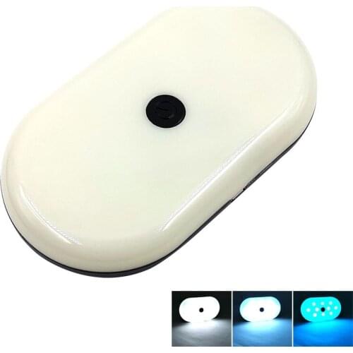 5V Rechargeable LED Car Indoor Lamp 5W 3-color Portable LED Light for Outdoor Camping Emergency Lighting Auto Decoration Lights