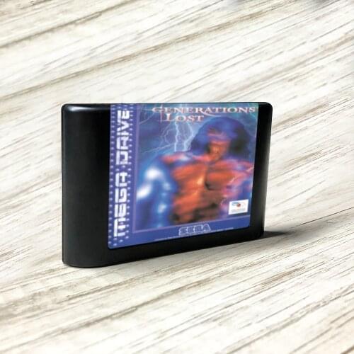Generations Lost - EUR Label Flashkit MD Electroless Gold PCB Card for Sega Genesis Megadrive Video Game Console