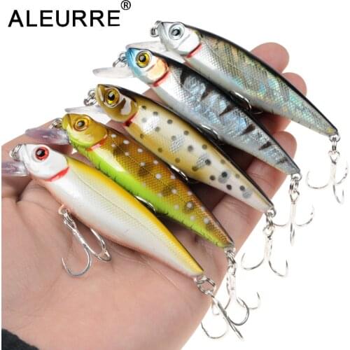 1PCS Floating Minnow Fishing Lure Hard Artificial Bait 85mm 9g Quality Hooks Crankbait Plastic Wobblers For Pike Bass Tackle