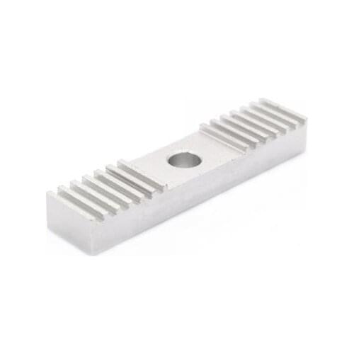 Reprap DIY Timing Belt Fixing Piece Aluminum Alloy Tooth pitch 2mm Clamp Fixed Clip 9*40mm CNC For 3 D parts