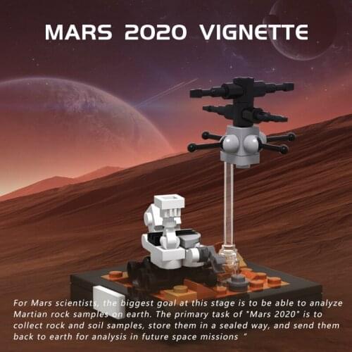 MOC Rover Exploration Robot Building Blocks DIY Car Model Assembly Construction Educational Toys For Kids Creative Gift 79PCS