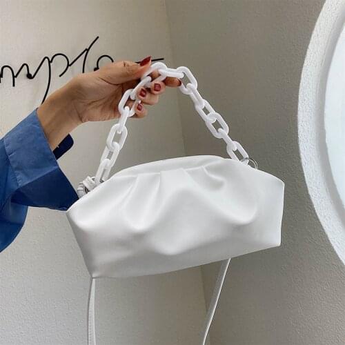 Clutch Thick Gold Chains Bag Womens Luxury Bags Women Cloud Underarm Shoulder Bag Female Bag 2021 Designer Bag Womens Bags