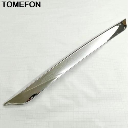 TOMEFON For Jeep Cherokee 2014 2015 2016 2017 2018 Car Rear Trunk Bottom Bumper Protector Cover Trim Accessories ABS Chrome