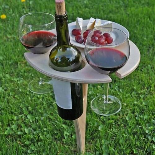 Outdoor Wine Table Outdoor Portable Folding Wine Table For Outdoors Garden Travel Beach Garden Furniture Sets Mesa Plegable