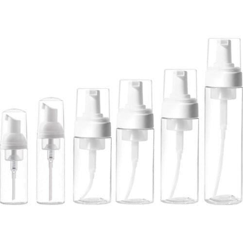 50-200ML Clear Foaming for Bottle fLiquid Soap Whipped Hand Sanitizer Cosmetic Bottle Shampoo Lotion Shower Gel Foam Pump Bottle