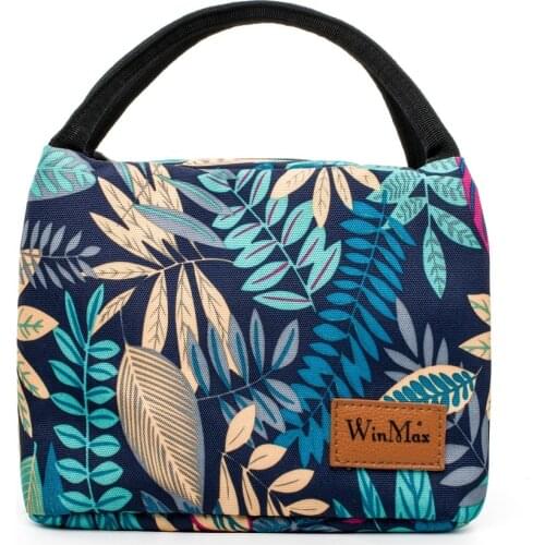Winmax Brand Portable Lunch Bag for Women Kids Thermal Insulated Lunch Box Tote Cooler Handbag Container School Food Storage Bag