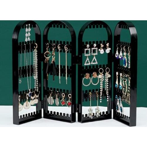 Japanese Jewelry Display Stand Desktop Ear Studs Necklace Ring Bedroom Decoration Storage Box Earring Organizer Holiday Gift