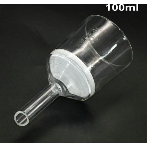 1pc capacity 100ml glass G3(G1/G2/G4/G5 replaceable)Sand core funnel,Chemistry laboratory Sintered filtering funnel
