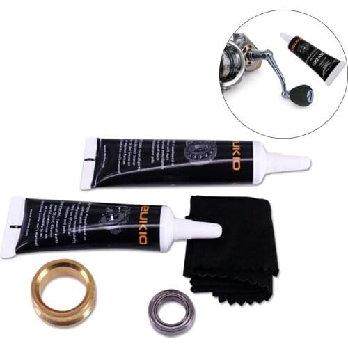 2PCS/Pack Fishing Reel Maintenance Kit Fishing Reel Lubricant Bearing Lubricant Tool Kit