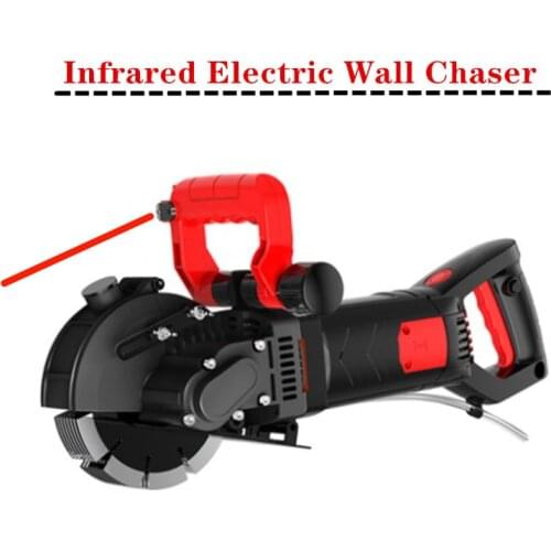 220V Electric Wall Chaser Groove Cutting Machine Wall slotting machine Steel Concrete cutting machine 5.5KW + 6.0KW