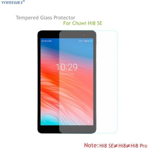 3Piece Glass Protector For CHUWI Hi8 SE Scratch-Resistant 0.3mm Screen Protectors For CHUWI Hi8 SE 8.0 inch Tablet Glass Films