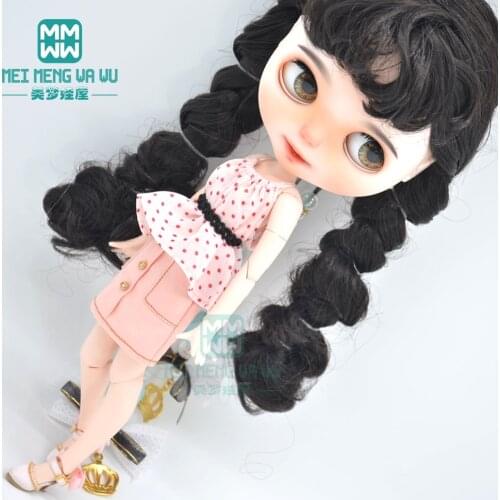 Doll accessories Clothes fashion Snowshirt suspenders, miniskirts dress for Blyth Azone OB23 OB24