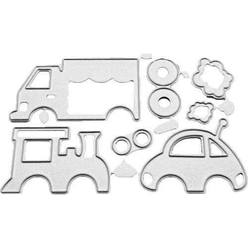 Car Metal Cutting Dies For Scrapbooking DIY Cards Stencil Paper Craft Background Die Embossed Decorative Craft Cutting Dies New