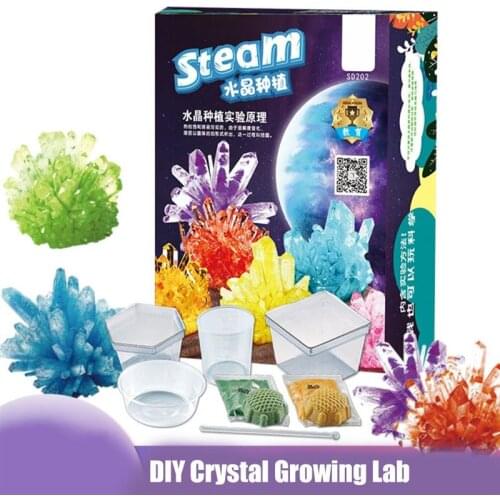 DIY Crystal Excavation Kit Simulation Archaeology Digging Up Treasure Gem Kids Toy magical Educational Scientific Experiment Kit