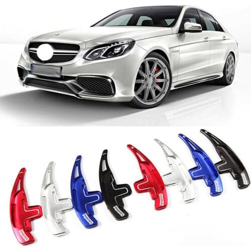 Savanini Alloy Add-On Steering Wheel DSG Paddle Shifters Extension For Mercedes Benz E63 AMG 2007-2014