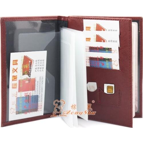 Solid Color PU Leather Wallet card holder mens card case Russian drivers license holder passport cover (Custom available)