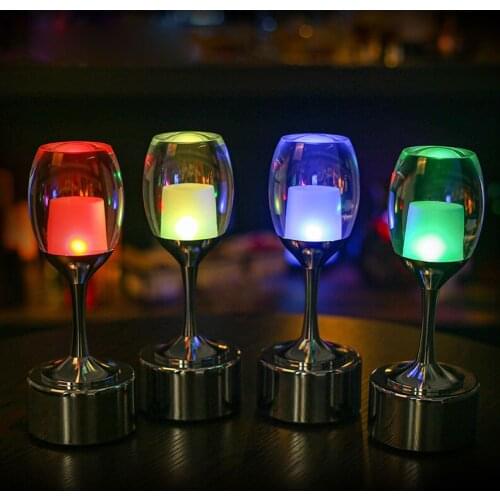 Cup Table Lamps Bar Dinner Lamp Cordless Charging Desk Lamp Bedroom Bedside Living Room Home Decor Night Stand Light Fixtures