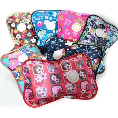 Rechargeable Electric Hot Water Bottle Hand Warmer Heater Bag for Winter ALI88