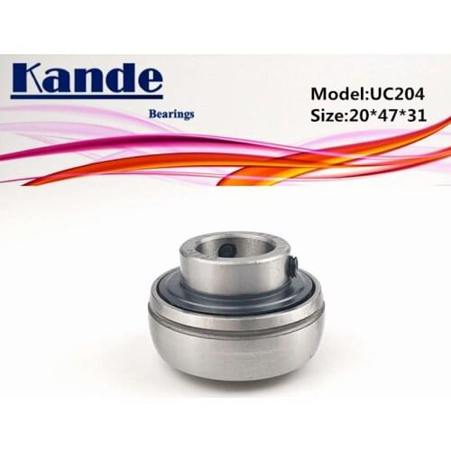 Kande Bearings 1pc UC 204 20*47*31mm / 1pc UC204-12 ID: 3/4" in pillow block bearing UC204 UC 204-12
