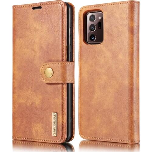 Luxury Retro Leather Magnetic Detachable Wallet Phone Case Bag For Galaxy Note10 S10 S8 S9 Plus S21 S20 Note20 Ultra A51 A71 A50