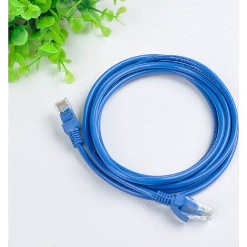 2M 78.7in Ethernet Cable Blue CAT5 CAT5E RJ45 Network Ethernet Patch Cord Lan Cable RJ-45 Computer Accessories