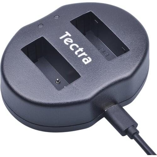 Tectra LP-E12 LPE12 LP E12 2-Port USB Dual Charger for Canon EOS M M2 100D Kiss X7 Rebel SL1 EOSM EOSM2 EOS100D