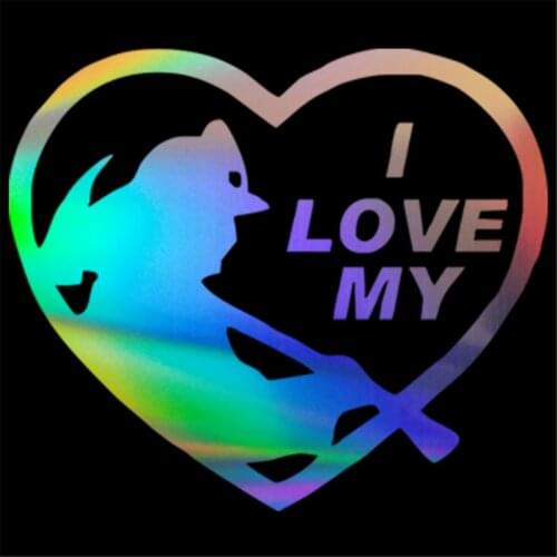 Fireman I Love My Sticker Car Window Windscreen Bumper Laptop Wall Vinyl Decal
