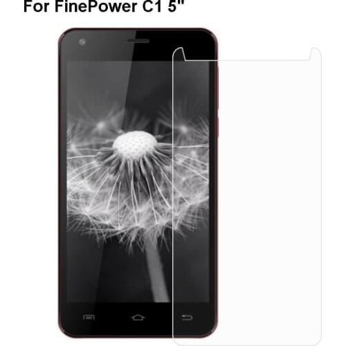 Glass For FinePower C1 Phone Film Clear Glass Screen Protector /Ultra-thin Anti-glare Film Tempered Glass Front Film