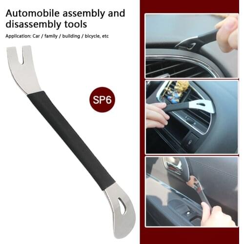 1pc Double Head Trim Removal Tool Car Radio Panel Door Clip Trim Dash Removal Installer Hand Repair Pry Tool Auto Accessories
