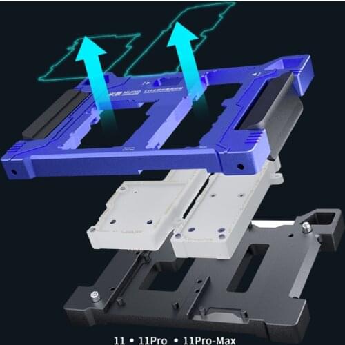 3 in 1MIJING C18 for iPhone 11 PRO PROMax Main Board Function Testing Fixture Logic Board Upper And Lower Middle Layered Tester
