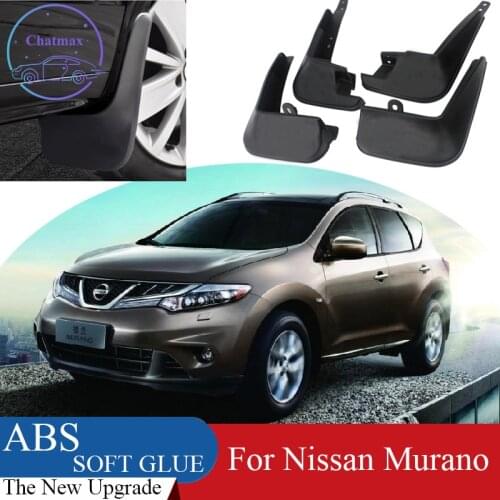 4pcs ABS Front & Rear Fender Protector For Nissan Murano Car Mud Flaps Splash Guard Mudguard Mudflaps